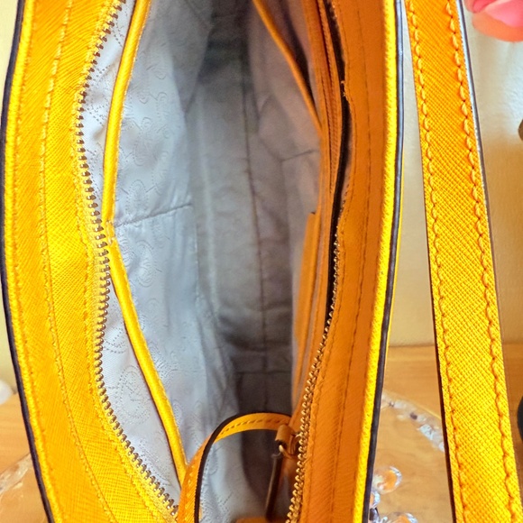 Micheal Kors Bundle Mango Yellow Crossbody and Wallet Set EUC - Picture 10 of 12